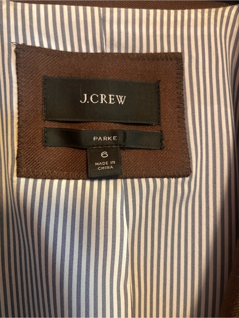 J Crew Parke Blazer brown 6 - Picture 2 of 6
